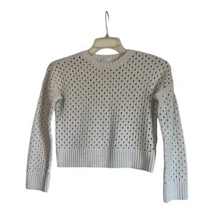 Abercrombie Kids Gray Eyelet Sweater